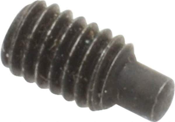 Value Collection - M4x0.70, 8mm OAL, Dog Point Set Screw - Grade 14.9 (45H) Alloy Steel, 2mm Key - Industrial Tool & Supply
