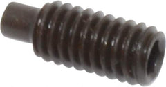 Value Collection - M4x0.70, 10mm OAL, Dog Point Set Screw - Grade 14.9 (45H) Alloy Steel, 2mm Key - Industrial Tool & Supply