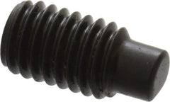 Value Collection - M5x0.80, 10mm OAL, Dog Point Set Screw - Grade 14.9 (45H) Alloy Steel, 2.5mm Key - Industrial Tool & Supply