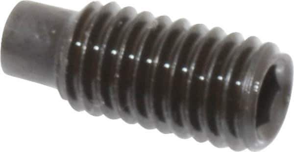 Value Collection - M5x0.80, 12mm OAL, Dog Point Set Screw - Grade 14.9 (45H) Alloy Steel, 2.5mm Key - Industrial Tool & Supply