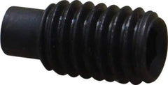 Value Collection - M6x1.00, 12mm OAL, Dog Point Set Screw - Grade 14.9 (45H) Alloy Steel, 3mm Key - Industrial Tool & Supply