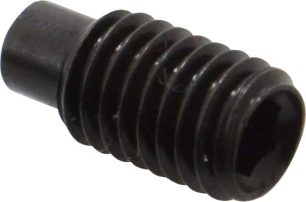 Value Collection - M8x1.25, 16mm OAL, Dog Point Set Screw - Grade 14.9 (45H) Alloy Steel, 4mm Key - Industrial Tool & Supply