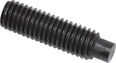 Value Collection - M8x1.25, 30mm OAL, Dog Point Set Screw - Grade 14.9 (45H) Alloy Steel, 4mm Key - Industrial Tool & Supply