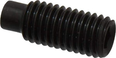 Value Collection - M10x1.50, 25mm OAL, Dog Point Set Screw - Grade 14.9 (45H) Alloy Steel, 5mm Key - Industrial Tool & Supply