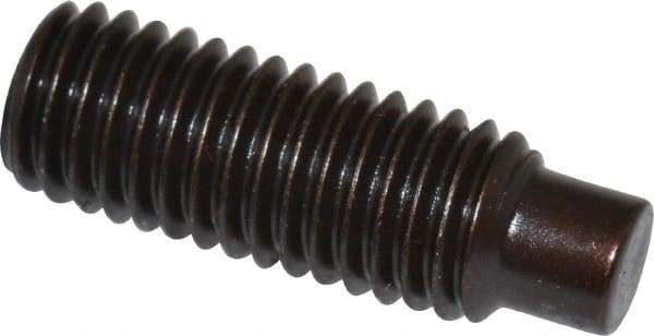 Value Collection - M10x1.50, 30mm OAL, Dog Point Set Screw - Grade 14.9 (45H) Alloy Steel, 5mm Key - Industrial Tool & Supply