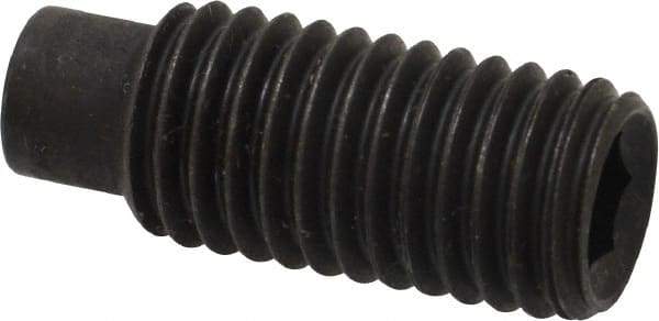 Value Collection - M12x1.75, 30mm OAL, Dog Point Set Screw - Grade 14.9 (45H) Alloy Steel, 6mm Key - Industrial Tool & Supply