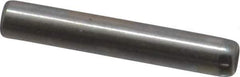 Value Collection - 3mm Diam x 18mm Pin Length Grade 8 Alloy Steel Precision Dowel Pin - Bright Finish, 1 Rounded End - Industrial Tool & Supply