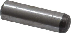 Value Collection - 4mm Diam x 14mm Pin Length Grade 8 Alloy Steel Precision Dowel Pin - Bright Finish, 1 Rounded End - Industrial Tool & Supply