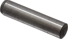 Value Collection - 4mm Diam x 18mm Pin Length Grade 8 Alloy Steel Precision Dowel Pin - Bright Finish, 1 Rounded End - Industrial Tool & Supply
