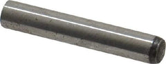 Value Collection - 4mm Diam x 24mm Pin Length Grade 8 Alloy Steel Precision Dowel Pin - Bright Finish, 1 Rounded End - Industrial Tool & Supply