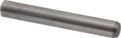 Value Collection - 4mm Diam x 28mm Pin Length Grade 8 Alloy Steel Precision Dowel Pin - Bright Finish, 1 Rounded End - Industrial Tool & Supply