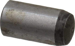 Value Collection - 5mm Diam x 10mm Pin Length Grade 8 Alloy Steel Precision Dowel Pin - Bright Finish, 1 Rounded End - Industrial Tool & Supply
