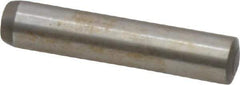 Value Collection - 5mm Diam x 24mm Pin Length Grade 8 Alloy Steel Precision Dowel Pin - Bright Finish, 1 Rounded End - Industrial Tool & Supply