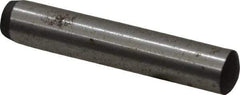 Value Collection - 5mm Diam x 28mm Pin Length Grade 8 Alloy Steel Precision Dowel Pin - Bright Finish, 1 Rounded End - Industrial Tool & Supply