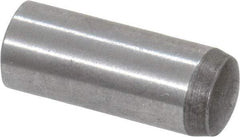 Value Collection - 6mm Diam x 16mm Pin Length Grade 8 Alloy Steel Precision Dowel Pin - Bright Finish, 1 Rounded End - Industrial Tool & Supply