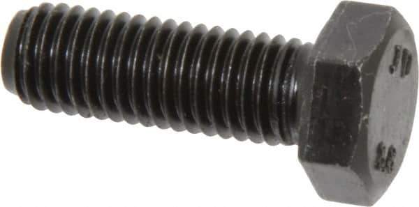 Value Collection - M12x1.75mm Metric Coarse, 35mm Length Under Head Hex Head Cap Screw - Fully Threaded, Grade 8.8 Steel, Uncoated, 19mm Hex - Industrial Tool & Supply