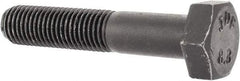 Value Collection - M8x1.00mm Metric Fine, 40mm Length Under Head Hex Head Cap Screw - Partially Threaded, Grade 8.8 Steel, Uncoated, 13mm Hex - Industrial Tool & Supply