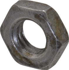 Value Collection - M6x1.00 Steel Right Hand Hex Jam Nut - 10mm Across Flats, 3.2mm High, Uncoated - Industrial Tool & Supply