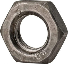 Value Collection - M12x1.75 Steel Right Hand Hex Jam Nut - 19mm Across Flats, 6mm High, Uncoated - Industrial Tool & Supply