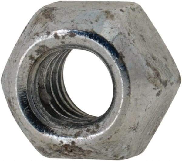Value Collection - M4x0.70 Metric Coarse Grade 8 Hex Lock Nut with Distorted Thread - 3.7mm High, Zinc-Plated Finish - Industrial Tool & Supply