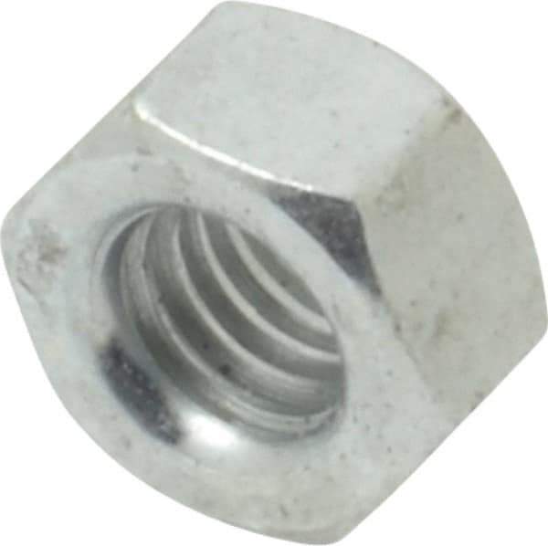 Value Collection - M5x0.80 Metric Coarse Grade 8 Hex Lock Nut with Distorted Thread - 4.5mm High, Zinc-Plated Finish - Industrial Tool & Supply