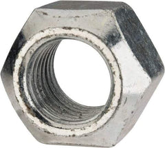 Value Collection - M24x3.00 Metric Coarse Grade 8 Hex Lock Nut with Distorted Thread - 24mm High, Zinc-Plated Finish - Industrial Tool & Supply