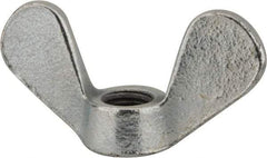 Value Collection - M12x1.75, Zinc Plated, Iron Standard Wing Nut - 5.6mm Wing Span, 31mm Wing Span - Industrial Tool & Supply