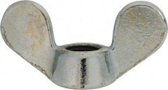 Value Collection - M24x3.00, Zinc Plated, Iron Standard Wing Nut - 8.6mm Wing Span, 53.5mm Wing Span - Industrial Tool & Supply