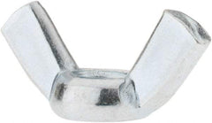 Value Collection - M10x1.50, Zinc Plated, Iron Standard Wing Nut - 4.6mm Wing Span, 23mm Wing Span - Industrial Tool & Supply