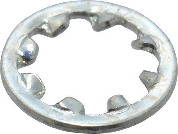 Value Collection - M6 Screw, 6.4mm ID, Spring Steel Internal Tooth Lock Washer - 11mm OD, Zinc-Plated, Grade 2 - Industrial Tool & Supply