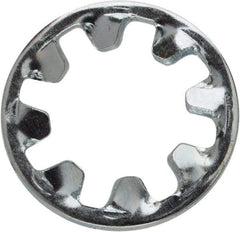 Value Collection - M8 Screw, 8.2mm ID, Spring Steel Internal Tooth Lock Washer - 14mm OD, Zinc-Plated, Grade 2 - Industrial Tool & Supply