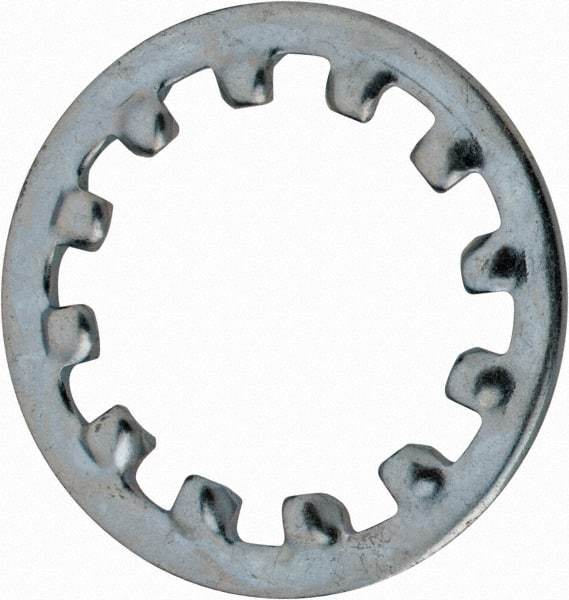 Value Collection - M20 Screw, 21mm ID, Spring Steel Internal Tooth Lock Washer - 33mm OD, Zinc-Plated, Grade 2 - Industrial Tool & Supply
