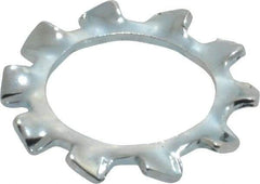 Value Collection - M12 Screw, 13mm ID, Spring Steel External Tooth Lock Washer - 20.5mm OD, Zinc-Plated, Grade 2 - Industrial Tool & Supply
