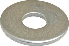 Value Collection - M10 Screw, Steel Fender Flat Washer - 10.5mm ID x 30mm OD, 2.5mm Thick, Zinc-Plated Finish - Industrial Tool & Supply
