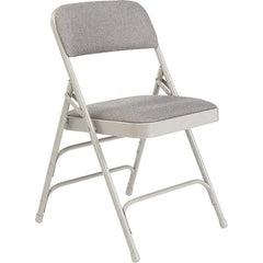 NPS - Folding Chairs Pad Type: Folding Chair w/Fabric Padded Seat Material: Steel - Industrial Tool & Supply