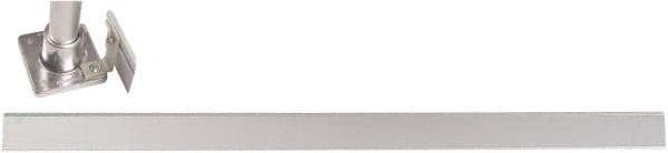 Hollaender - 8' Long x 4" High, Aluminum Toeboard - 4" Pipe, Includes Toeboard & Bag Hardware - Industrial Tool & Supply