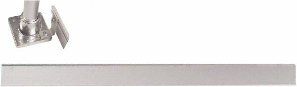 Hollaender - 6' Long x 4" High, Aluminum Toeboard - 4" Pipe, Includes Toeboard & Bag Hardware - Industrial Tool & Supply