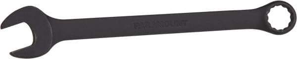 Paramount - 1-1/16" 12 Point Offset Combination Wrench - 15° Offset Angle, 14-3/4" OAL, Chrome Vanadium Steel, Black Finish - Industrial Tool & Supply