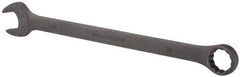Paramount - 28mm 12 Point Offset Combination Wrench - 15° Offset Angle, 15-1/2" OAL, Chrome Vanadium Steel, Black Finish - Industrial Tool & Supply