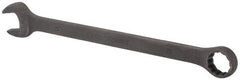 Paramount - 25mm 12 Point Offset Combination Wrench - 15° Offset Angle, 13-11/32" OAL, Chrome Vanadium Steel, Black Finish - Industrial Tool & Supply