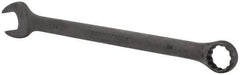 Paramount - 24mm 12 Point Offset Combination Wrench - 15° Offset Angle, 12-15/32" OAL, Chrome Vanadium Steel, Black Finish - Industrial Tool & Supply
