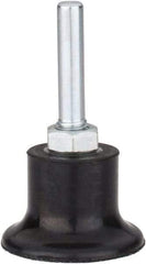 Tru-Maxx - 1-1/2" Diam Quick-Change Type P Disc Backing Pad - 1/4" Shank Diam, Medium Density, 30,000 RPM, Quick-Lok Compatible - Industrial Tool & Supply