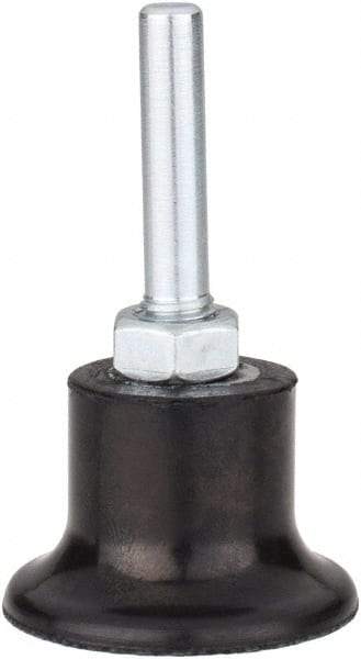 Tru-Maxx - 1-1/2" Diam Quick-Change Type P Disc Backing Pad - 1/4" Shank Diam, Hard Density, 30,000 RPM, Quick-Lok Compatible - Industrial Tool & Supply