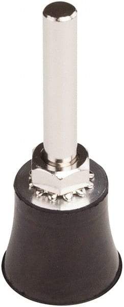 Tru-Maxx - 1" Diam Quick-Change Type P Disc Backing Pad - 1/4" Shank Diam, Medium Density, 30,000 RPM, Quick-Lok Compatible - Industrial Tool & Supply