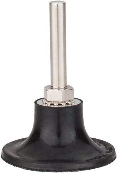 Tru-Maxx - 2" Diam Quick-Change Type S Disc Backing Pad - 1/4" Shank Diam, Hard Density, 30,000 RPM, Quick-Lok Compatible - Industrial Tool & Supply