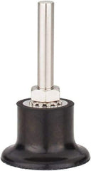 Tru-Maxx - 1-1/2" Diam Quick-Change Type S Disc Backing Pad - 1/4" Shank Diam, Hard Density, 30,000 RPM, Quick-Lok Compatible - Industrial Tool & Supply