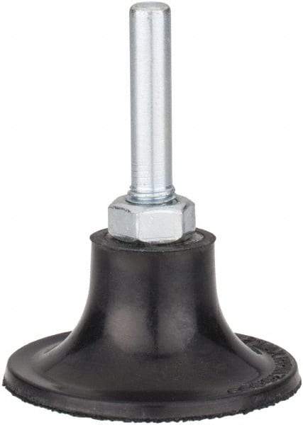 Tru-Maxx - 2" Diam Quick-Change Type P Disc Backing Pad - 1/4" Shank Diam, Medium Density, 30,000 RPM, Quick-Lok Compatible - Industrial Tool & Supply