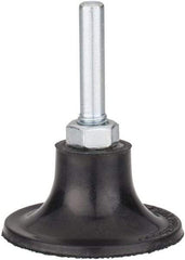 Tru-Maxx - 2" Diam Quick-Change Type P Disc Backing Pad - 1/4" Shank Diam, Medium Density, 30,000 RPM, Quick-Lok Compatible - Industrial Tool & Supply