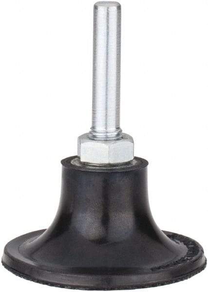 Tru-Maxx - 2" Diam Quick-Change Type P Disc Backing Pad - 1/4" Shank Diam, Hard Density, 30,000 RPM, Quick-Lok Compatible - Industrial Tool & Supply