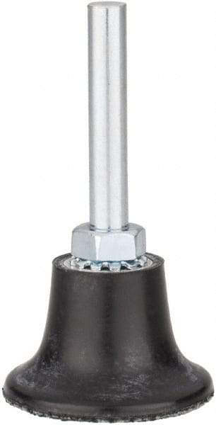 Tru-Maxx - 1-1/2" Diam Quick-Change Type S Disc Backing Pad - 1/4" Shank Diam, Medium Density, 30,000 RPM, Quick-Lok Compatible - Industrial Tool & Supply